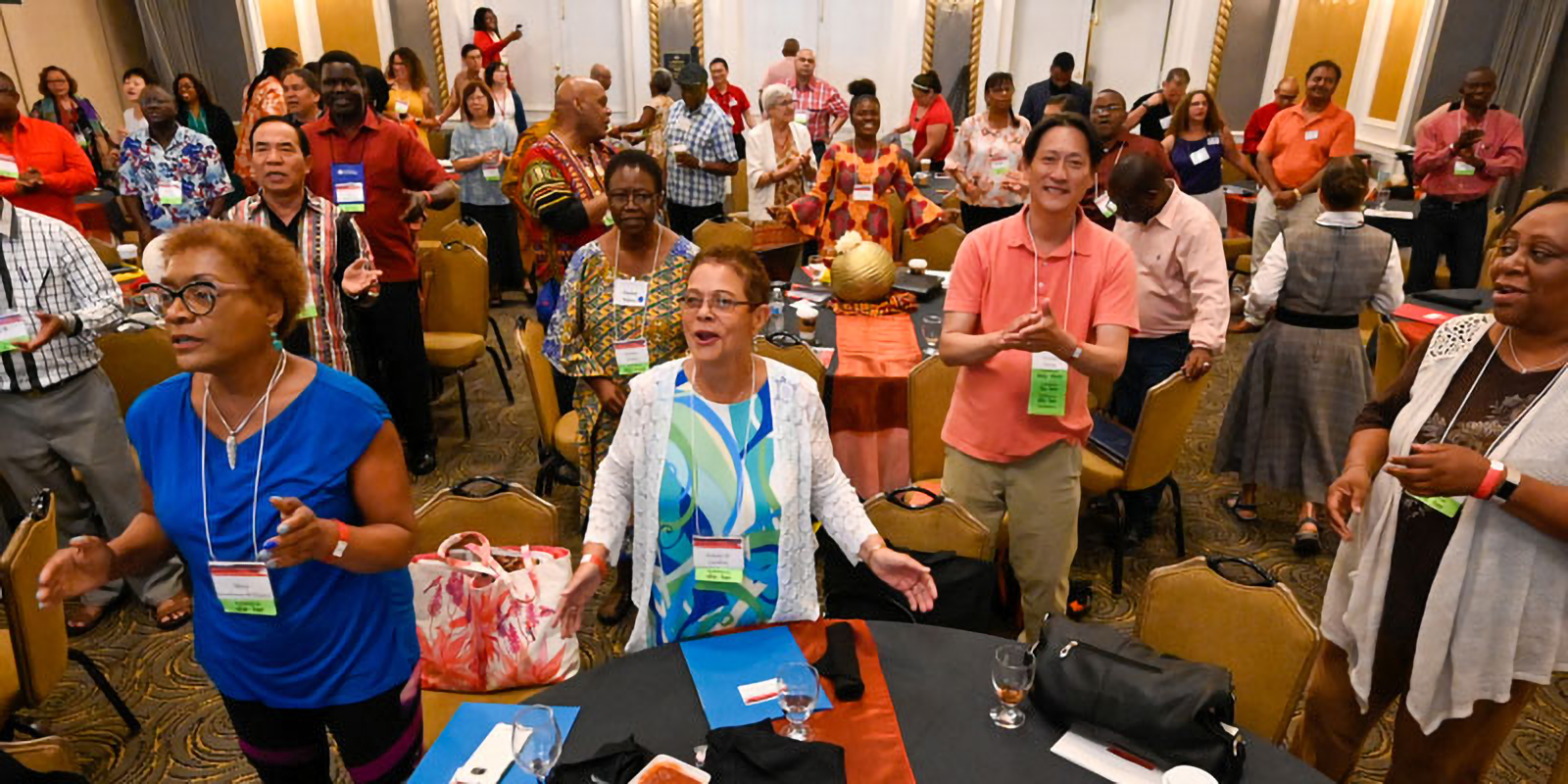 About 200 Presbyterians attended the Convocation for Communities of Color just before Big Tent officially opened Thursday. (Photo by Rich Copley)