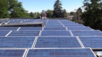 Capitol Heights Presbyterian Church solar panels on roof