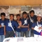 Youth from Oruro in their booth for the Environmental Fair of the Youth Congress