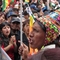 Community member marching in the TIPNIS march in La Paz, Bolivia 