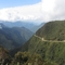 El Camino de la Muerte (Death Road)—looking over the Yungas (Amazonian jungle)