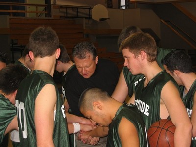 team at prayer