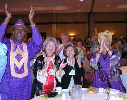 Participants in the 2008 multicultural conference