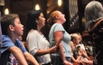 Family at Big Tent Opening Worship