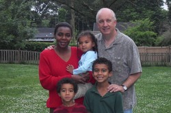 Photo of Philip and Bacilla and their children