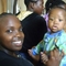 Daughter Imani with small friend at orphanage in Lesotho (Orphanage was directed by PC(USA) mission co-worker Nancy Dimmock)