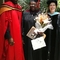 Prof. Bosela Eale, his wife Brigitte (both from DRC), and Marta at the ILU-Burundi graduation in March. Prof. Bosela is the Vice Chancellor of ILU-Burundi and former faculty member of ILU Kenya.