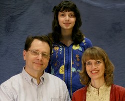 Photo of Paul Matheny and Mary Nebelsick with their daughter