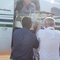 Jordan, in an incubator, lifted into the plane to fly from South Sudan to Nairobi, Kenya