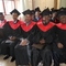 First Mekane Yesus Seminary Master of Arts in Practical Theology graduates (left to right): Beletew, Daba, Daniel, Dawit, Kassahun; not pictured: Natnael, Melkamu, Worku, Yohannes