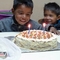 Attila and his birthday surprise in Nadia's Roma preschool in Peterfalva (Ukraine)