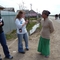 Karen Ness (Winnetka PC mission pastor), Szusanna Jacab, and Clari Lakatos in the Roma village of Komoroz (Ukraine)