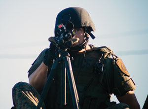 Sharpshooter in Ferguson, Missouri
