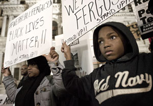 Black Lives Matter demonstration in Philadelphia